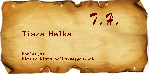 Tisza Helka névjegykártya